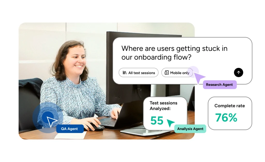 Dashboard with onboarding analytics and completion rate.